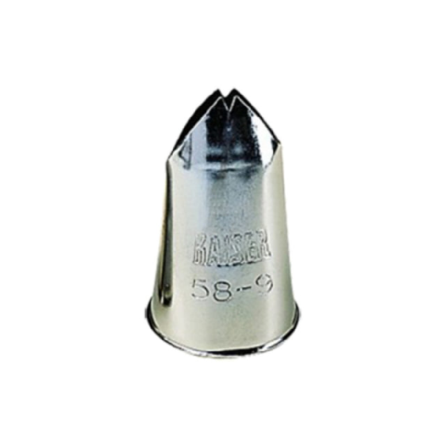 BauscherHepp 23.0066.2572 Leaf Nozzle 12mm Dia. Stainless Steel