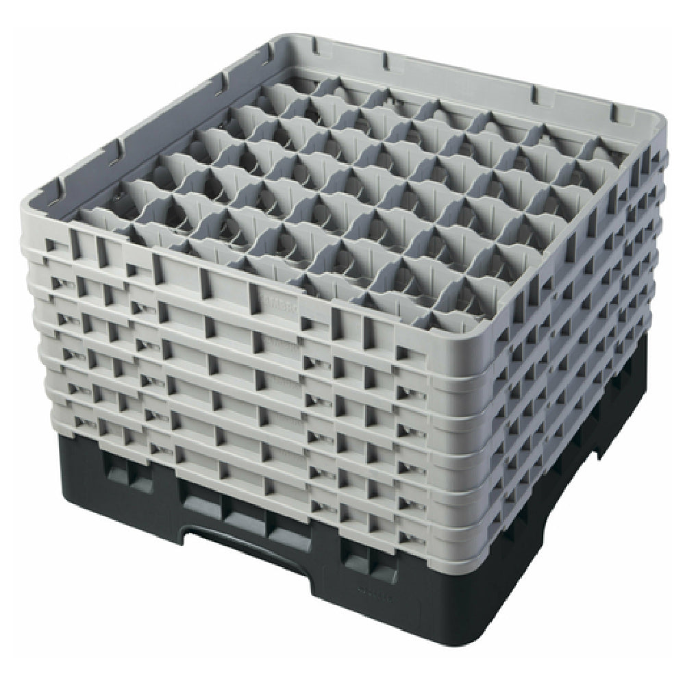 Cambro 49S1114110 Camrack® Glass Rack With (6) Soft Gray Extenders Full Size