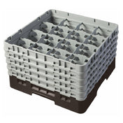 Cambro 16S958167 Camrack® Glass Rack With (5) Soft Gray Extenders Full Size