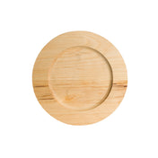 Steelite 7360MW101 Wooden Tray 6.0" X 6.0" X 0.625" Cast Iron