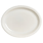 Steelite A100P245 Platter Oval Narrow Rim 13.625" X 10.75" American Basics