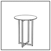 BauscherHepp VE-24020 Venta® Foldable Table Base Made In Steel With Powder-coating