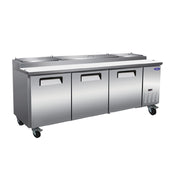 Valpro VPP94-HC Pizza Prep Table Three-section 94"W