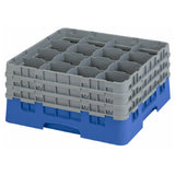 Cambro 16S738168 Camrack® Glass Rack With (3) Soft Gray Extenders Full Size