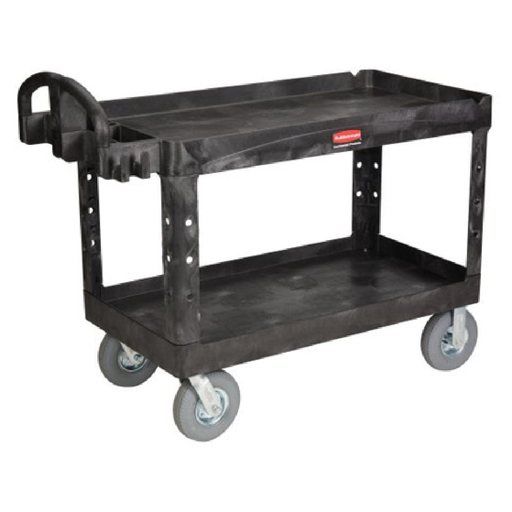 Rubbermaid FG454600BLA Heavy Duty Utility Cart 55"L X 26"W X 33-1/4"H 500 Lb. Total Capacity