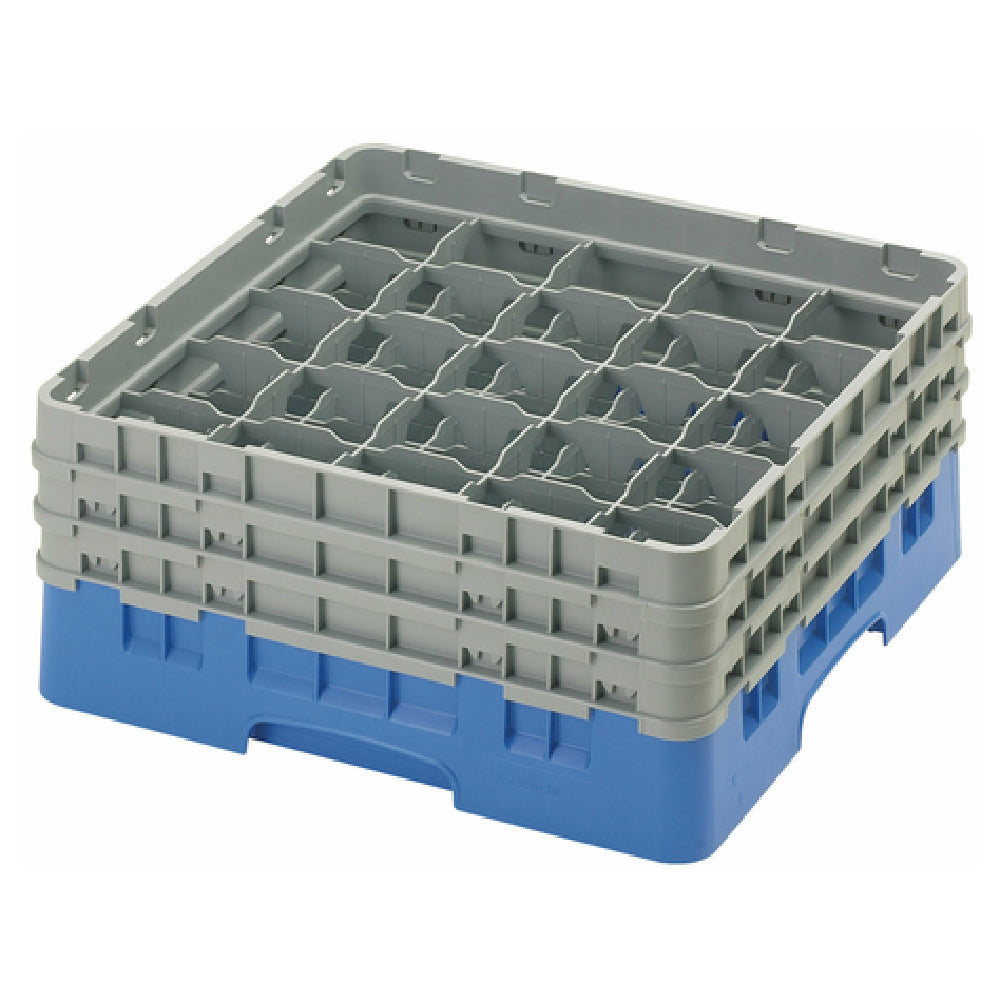 Cambro 25S638168 Camrack® Glass Rack With (3) Soft Gray Extenders Full Size