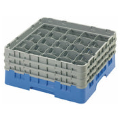 Cambro 25S638168 Camrack® Glass Rack With (3) Soft Gray Extenders Full Size