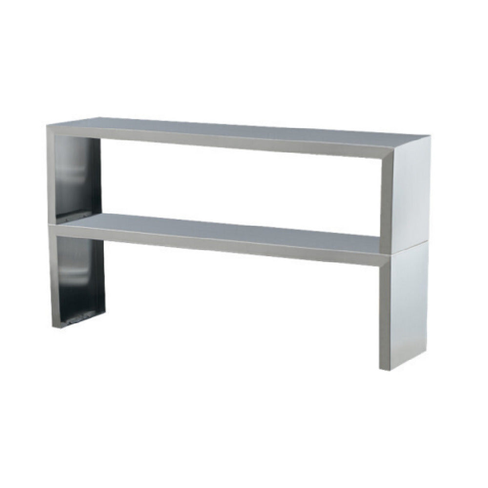 Vollrath 38035 ServeWell® Double-deck Overshelf 76"W X 10"D X 26"H Stainless Steel-300 Series