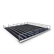 Omcan USA 81246 - (81246) Adjustable Roller Shelf, 17-7/10"W X 17-1/2"D X 2-3/4"H (450 X 445 X 70mm) (Risers Sold Separately. Without Risers, Roller Shelves Are Lie-flat)