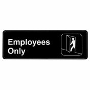 Alpine Industries ALPSGN-21 Sign 9" X 3" "Employees Only"