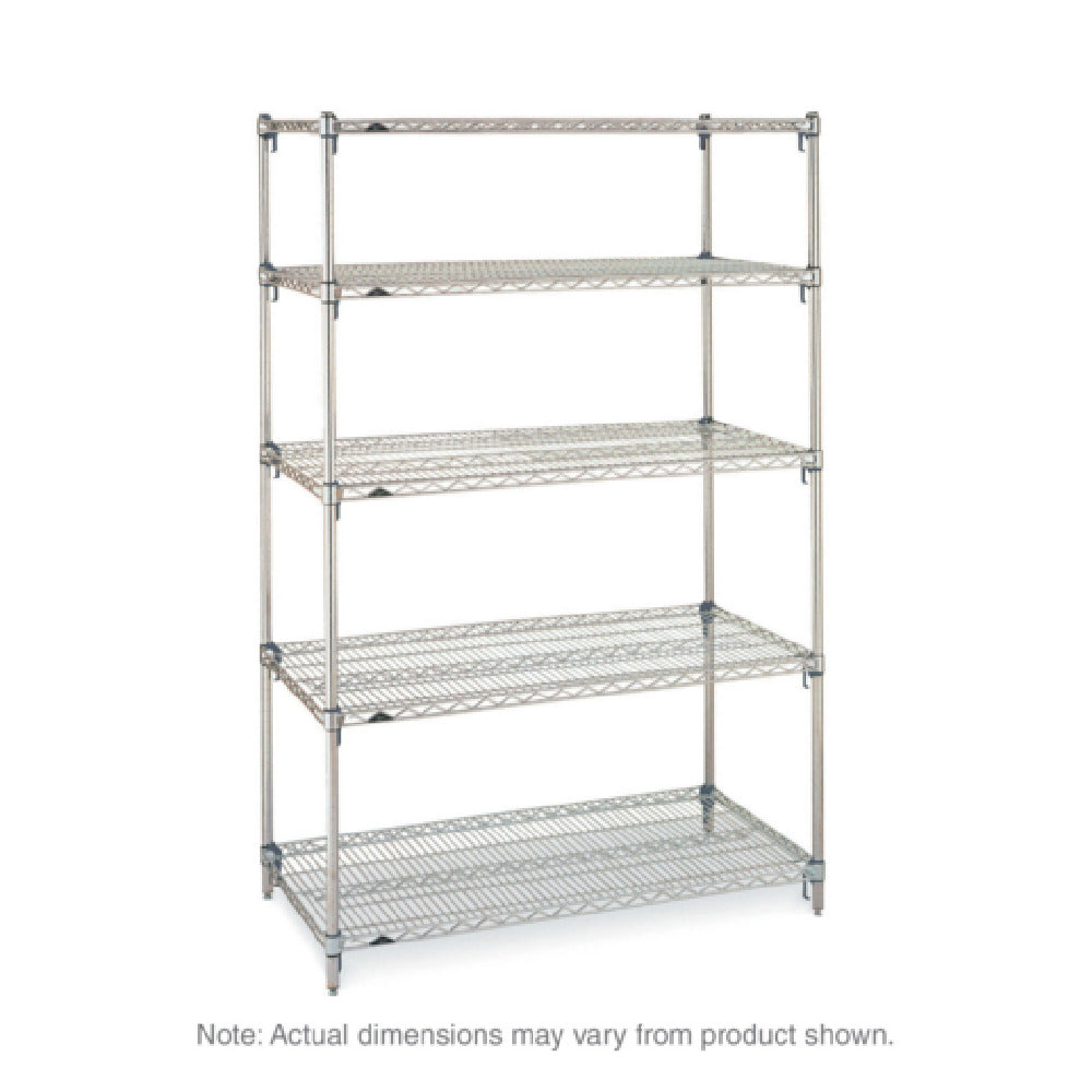 Metro 5A427C Super Adjustable Super Erecta® Starter Shelving Unit 30"W X 21"D X 74"H