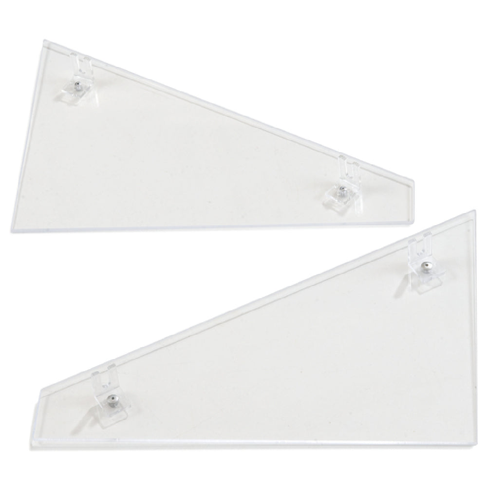 Carlisle 905107 Carlisle Sneeze Guard End Panel 14"L X 10"W (2) Single-end Panels