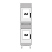 Lainox KCOE061 Stacking Kit 75.2" H Compact 6 X 12" X 20" (1/1 GN) Combi Oven On Top