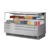 Turbo Air TOM-72L-UF-S-2S-N Horizontal Open Display Merchandiser Low-profile 15.8 Cu. Ft. Capacity