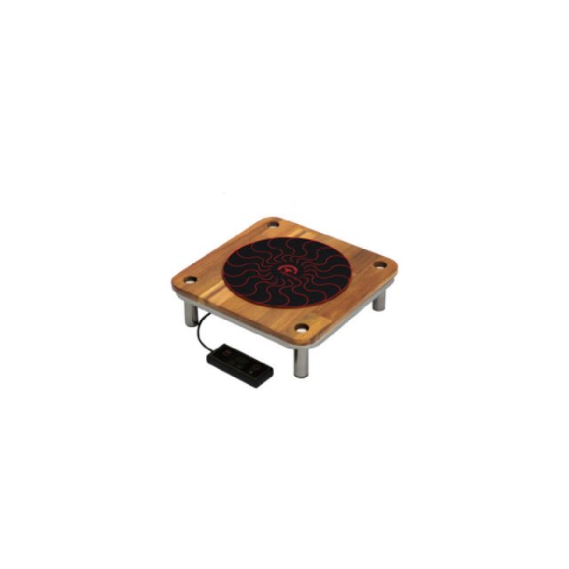 FOH BTC051NAM18 Smart Buffet Ware® 110v Square Domino Induction Platform For Artisan Chafer