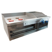 Comstock-Castle FHP48-1.5RB-30B Char-Broiler/Griddle-Cheesemelter Combination Countertop