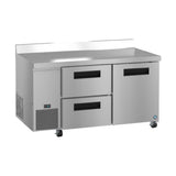 Hoshizaki WLR60B-D2 - Steelheart Series Worktop Refrigerator, Reach-in, Two-section
