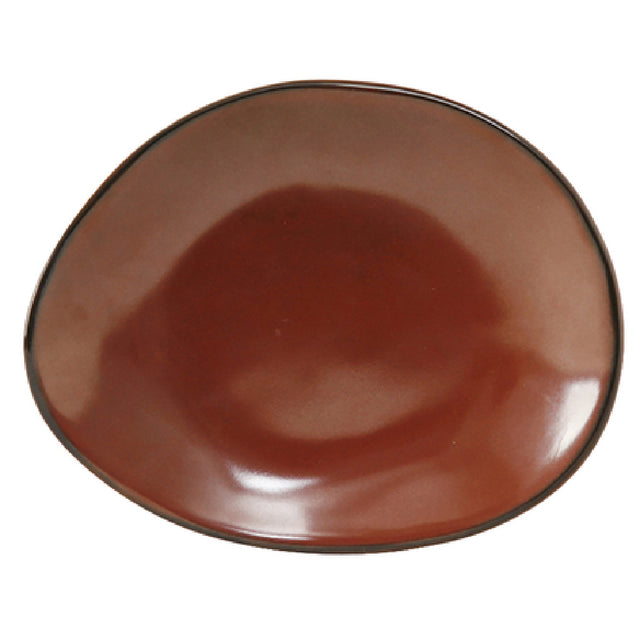 Tuxton GAR-650 Ellipse Plate 8-3/8" X 6-7/8" Oblong