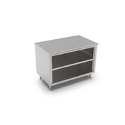 John Boos 4CO4-2484-1S Work Table Cabinet Base With Open Front 84"W X 24"D