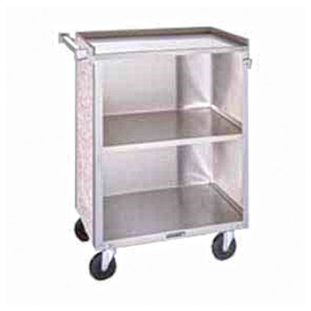 Lakeside 622 Bussing Cart Enclosed Back & Sides (3) Shelf