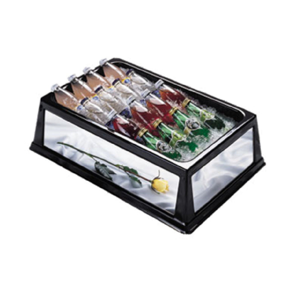 Geneva 299 Iced Display Insulated Beverage Bin Rectangle To Hold 18" X 26" X 6" Deep Pan
