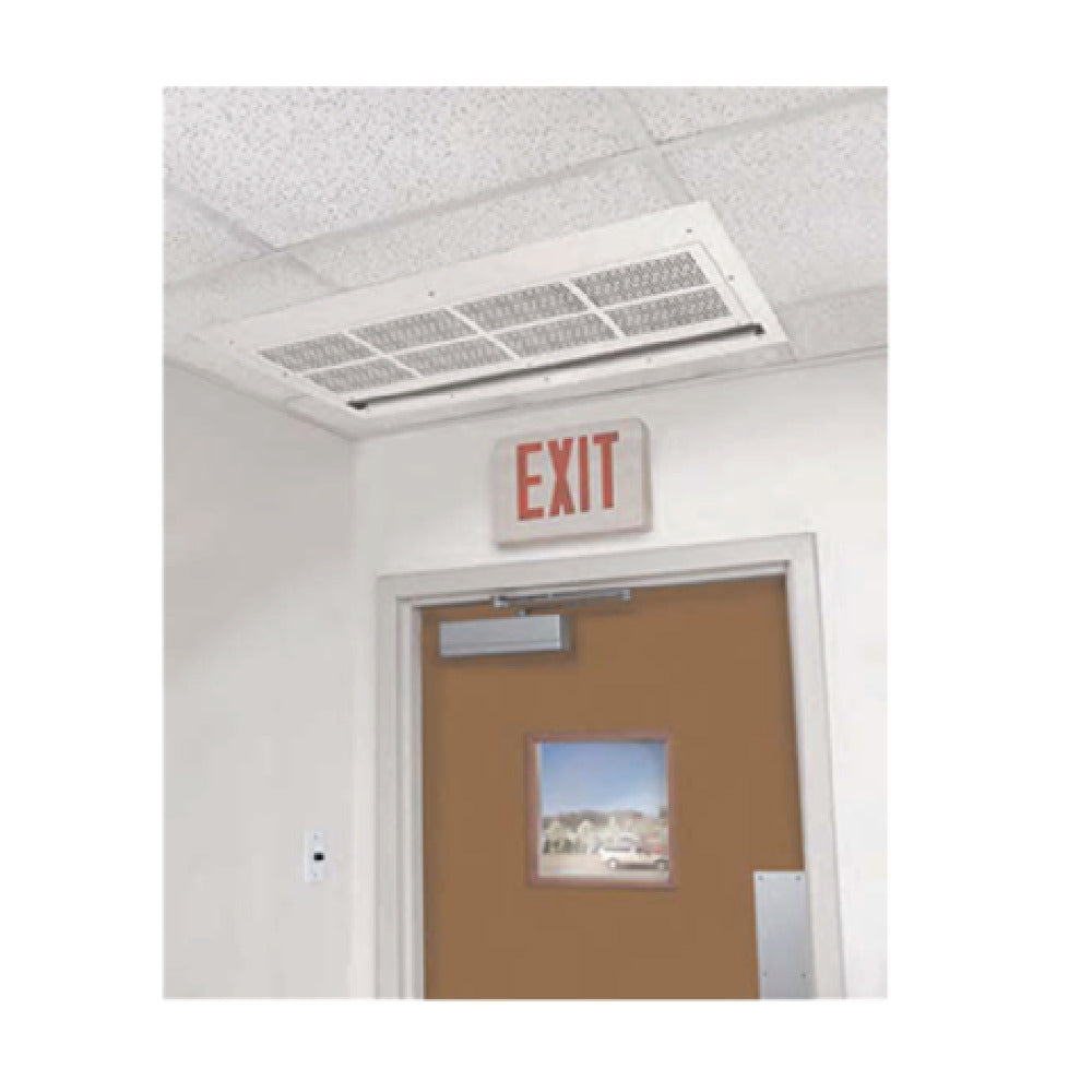 Curtron S-ICM-120-3 In-Ceiling Mounted Air Curtain Covers Area Up To 120"W (3) 2-speed 1/2 HP Motors