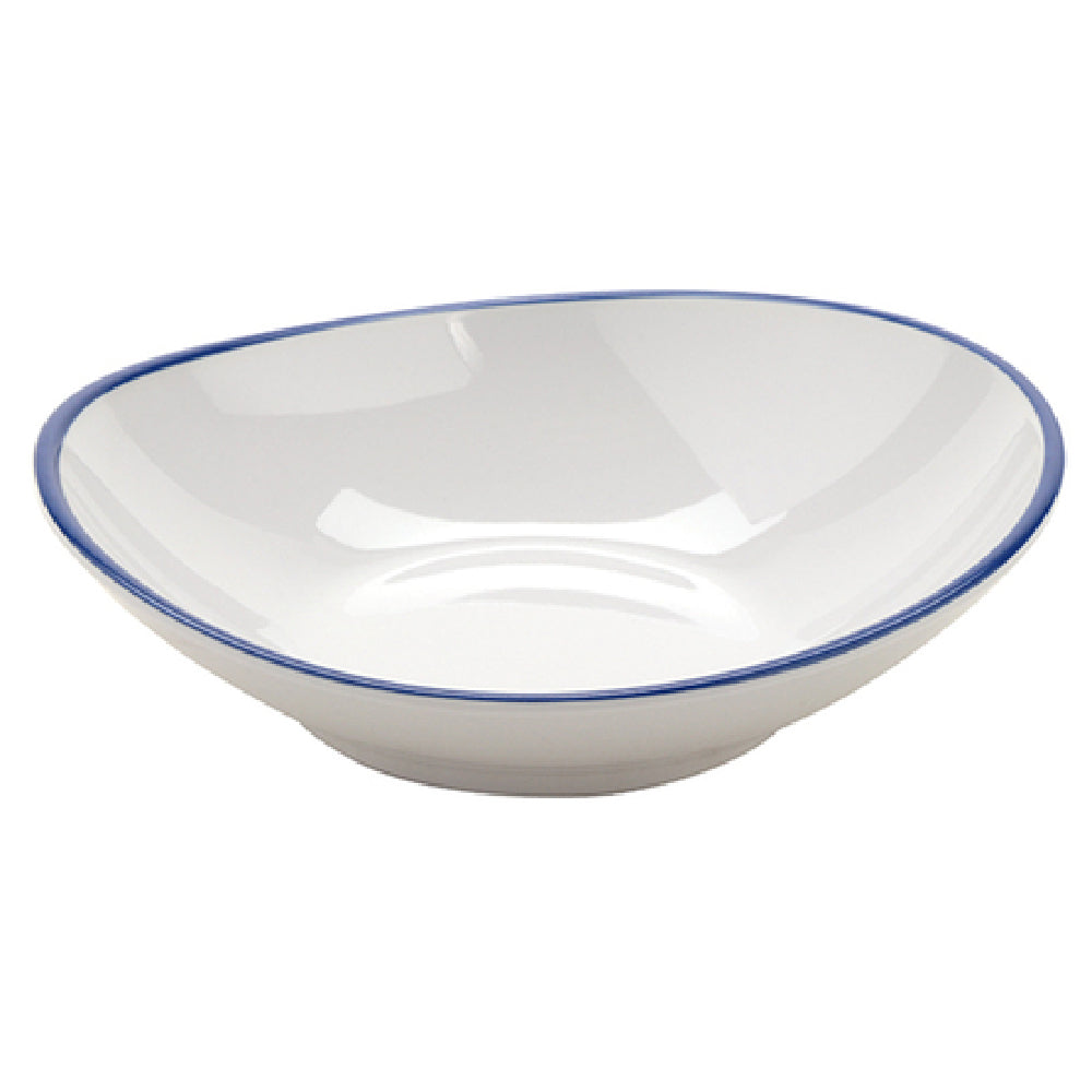 GET Enterprises B-60-W/CB Settlement Bistro™ Enamelware Bowl 6 Oz. (8 Oz. Rim Full) 5-3/4" X 5-1/4" X 1-1/4"