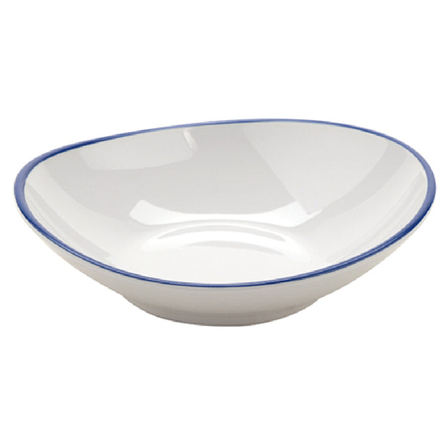 GET Enterprises B-60-W/CB Settlement Bistro™ Enamelware Bowl 6 Oz. (8 Oz. Rim Full) 5-3/4" X 5-1/4" X 1-1/4"