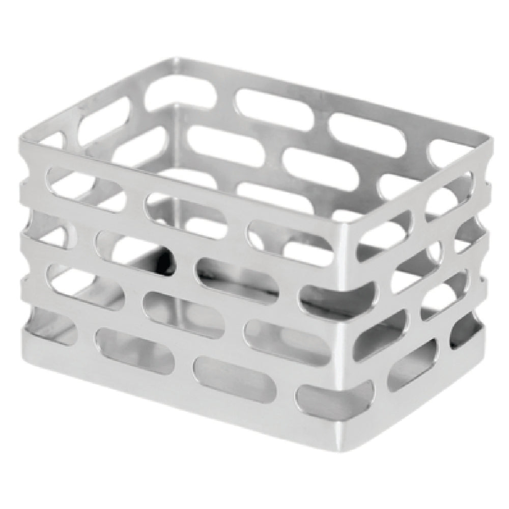 Service Ideas SB-61 Mod18 Steelworks Sugar Packet Holder 3-1/2" X 2-1/2" X 2-1/4"H