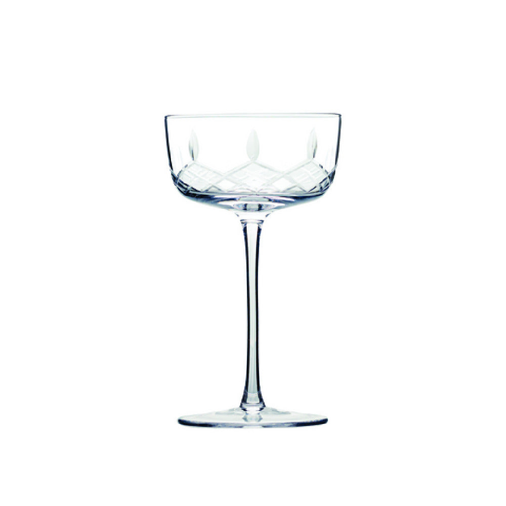 Hospitality Brands HG25840-012 - Legend Glassware - Monarch Coupe Glass, 8 Oz., Lead-free Ultra Clear Crystal