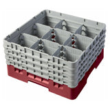 Cambro 9S800416 Camrack® Glass Rack With (4) Soft Gray Extenders Full Size