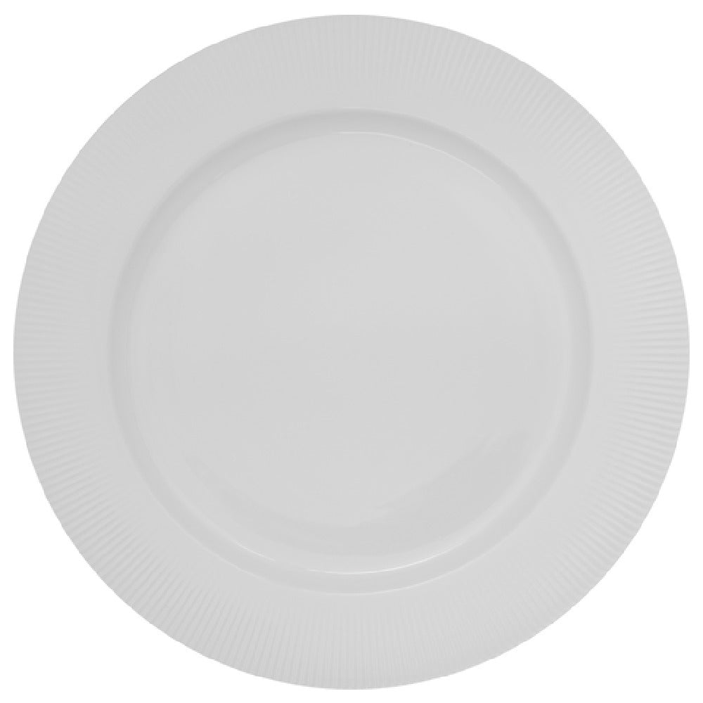 International Tableware SB-21 Plate 12"D Regular Patterned Rim