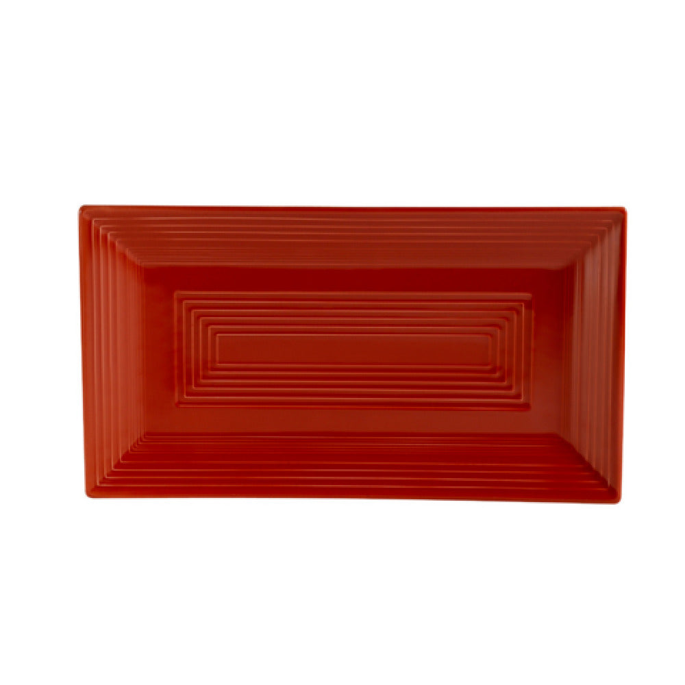 CAC China TG-RT13-R Tango Platter 11-5/8"L X 6-3/8"W X 1"H Rectangular