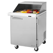 Turbo Air PST-28-12-N-SL PRO Series Mega Top Sandwich/Salad Prep Table-Slide Lid