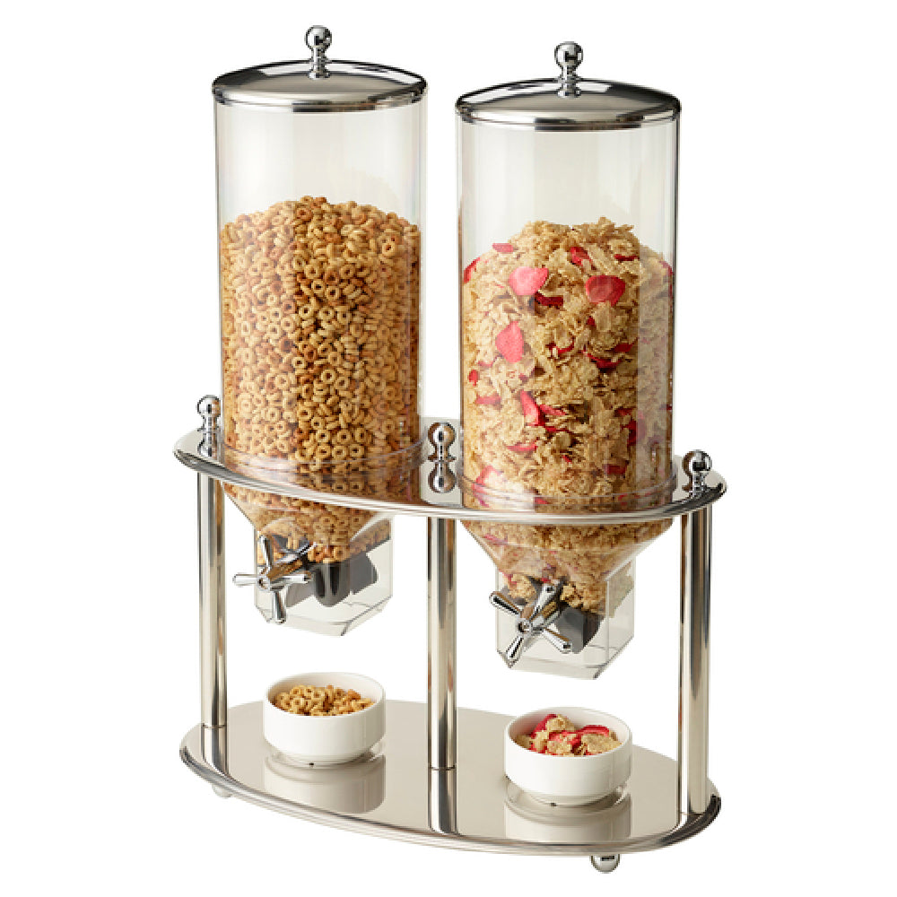 Steelite 7345MW117 Double Cereal Dispenser 3.0 Gal 11.0" X 31.0"