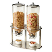 Steelite 7345MW117 Double Cereal Dispenser 3.0 Gal 11.0" X 31.0"