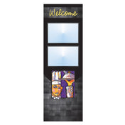 Hubert 70116 - Menu Board, 2-pocket, Floor Stand