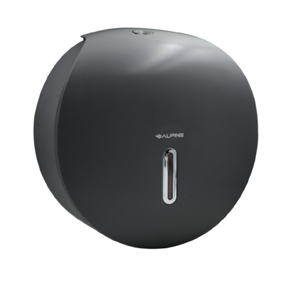 Alpine Industries ALP450-GRY Jumbo Bath Tissue Dispenser Surface Mount Single 9" Roll