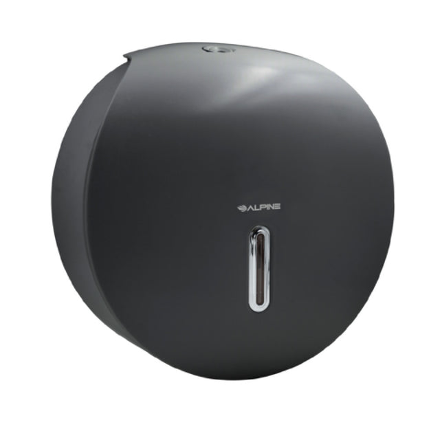 Alpine Industries ALP450-GRY Jumbo Bath Tissue Dispenser Surface Mount Single 9" Roll