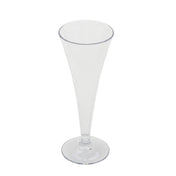 GET Enterprises SW-2017-CL Via Champagne Glass 5.5 Oz. (8 Oz. Rim Full) 3-1/6" Dia. X 8-2/5"H