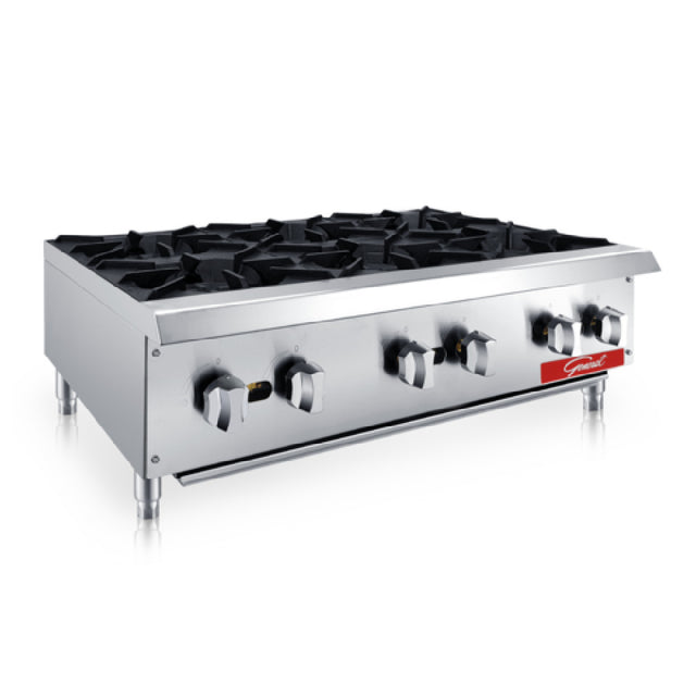 General GCHP-36-6LP General Hotplate Countertop Gas