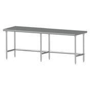 SPG 9SLC-24 - Universal Stainless Work Table, 108"W X 24"D, 16/300 Series Stainless Steel Top