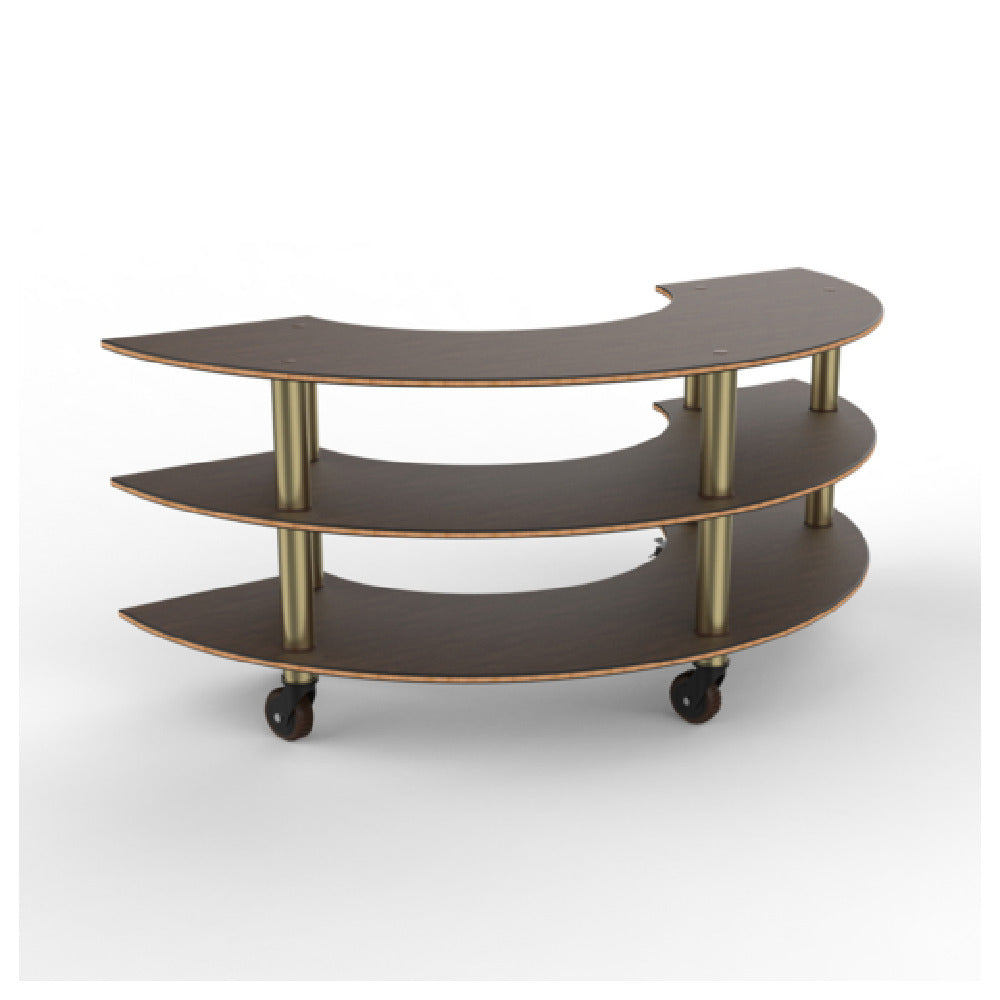 Steelite MGCMSX01WBXH - Modular Creative Curved Unit Mango Brushed Brass He, 81.5" X 41.0" X 35.0"