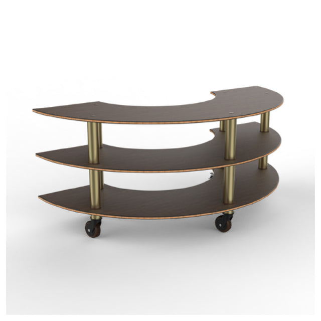 Steelite MGCMSX01WBXH - Modular Creative Curved Unit Mango Brushed Brass He, 81.5" X 41.0" X 35.0"