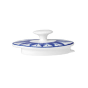 Steelite 82124AND0337L 2 Cup Oval Teapot Lid 3.875" X 2.375" X 1.375" Sultans Garden Blue