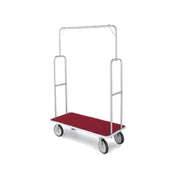 Forbes Industries 2495-RD-GY Economy Luggage Cart Standard 1" Dia. Tubular Superstructure