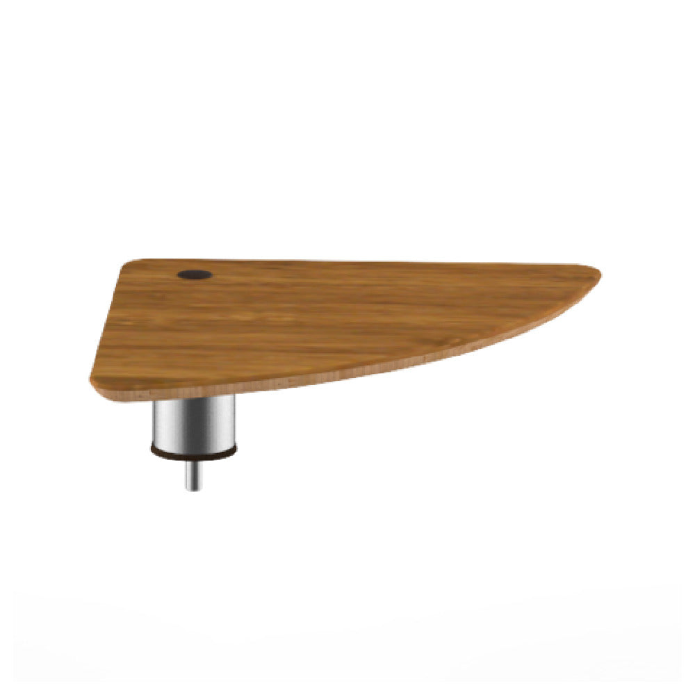 Steelite MGCIAY10BSXX - Large Triangle Low Display Shelf, 17.0" X 17.0" X 6.5", Modular