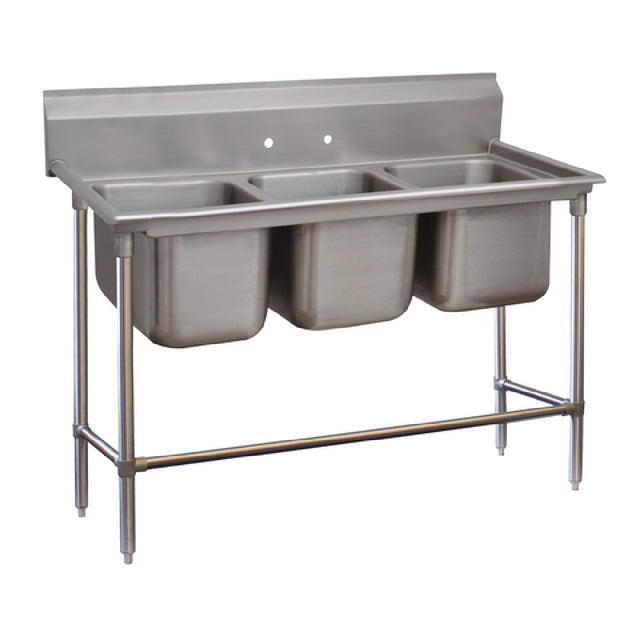 Advance Tabco 94-43-72 Regaline Sink 3-compartment 24" Front-to-back X 24" Wide Sink Compartments