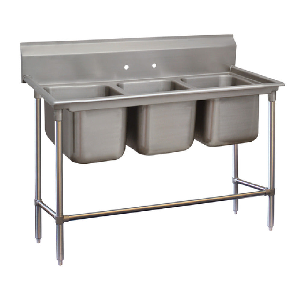 Advance Tabco 94-83-60 Regaline Sink 3-compartment 28" Front-to-back X 20" Wide Sink Compartments
