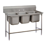 Advance Tabco 94-83-60 Regaline Sink 3-compartment 28" Front-to-back X 20" Wide Sink Compartments